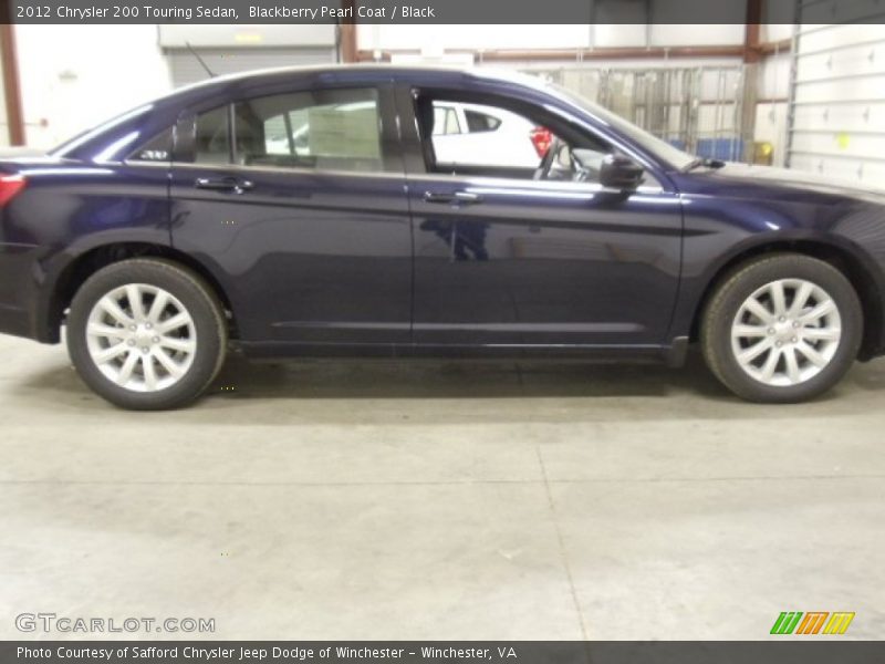 Blackberry Pearl Coat / Black 2012 Chrysler 200 Touring Sedan