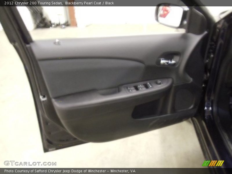 Blackberry Pearl Coat / Black 2012 Chrysler 200 Touring Sedan