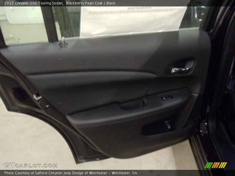 Blackberry Pearl Coat / Black 2012 Chrysler 200 Touring Sedan