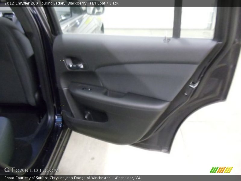 Blackberry Pearl Coat / Black 2012 Chrysler 200 Touring Sedan