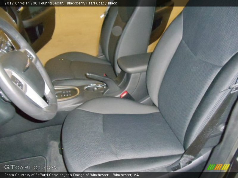 Blackberry Pearl Coat / Black 2012 Chrysler 200 Touring Sedan