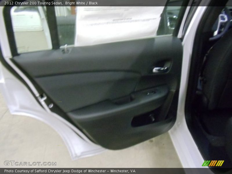 Bright White / Black 2012 Chrysler 200 Touring Sedan