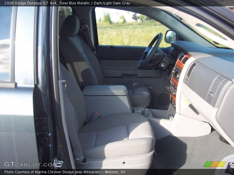 Steel Blue Metallic / Dark/Light Slate Gray 2008 Dodge Durango SLT 4x4
