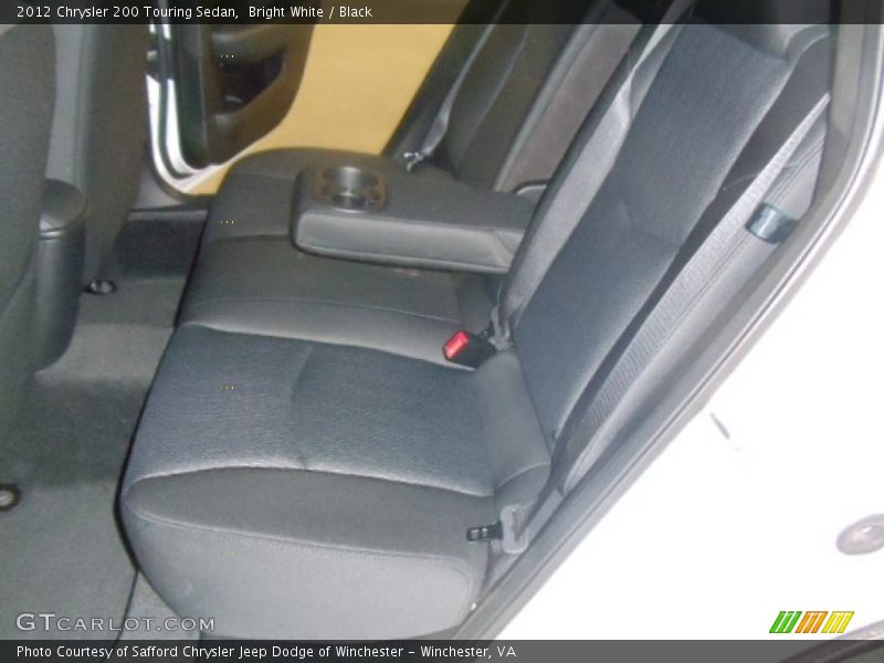 Bright White / Black 2012 Chrysler 200 Touring Sedan