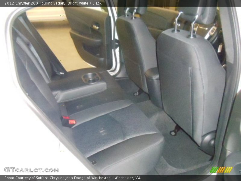 Bright White / Black 2012 Chrysler 200 Touring Sedan