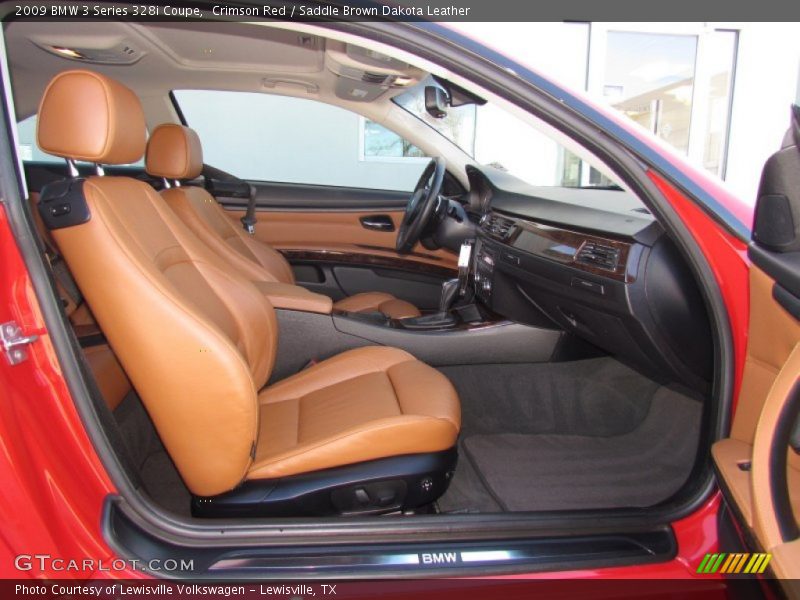  2009 3 Series 328i Coupe Saddle Brown Dakota Leather Interior