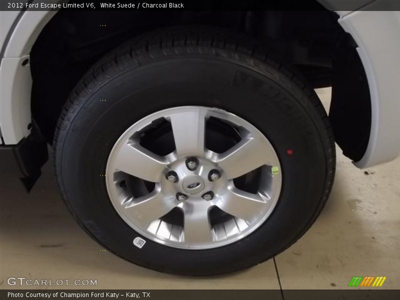 White Suede / Charcoal Black 2012 Ford Escape Limited V6