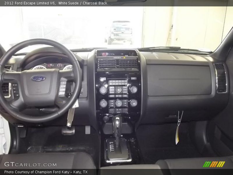 White Suede / Charcoal Black 2012 Ford Escape Limited V6