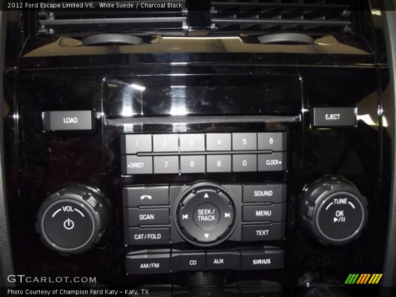 White Suede / Charcoal Black 2012 Ford Escape Limited V6