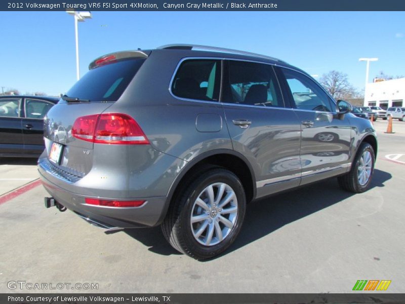 Canyon Gray Metallic / Black Anthracite 2012 Volkswagen Touareg VR6 FSI Sport 4XMotion