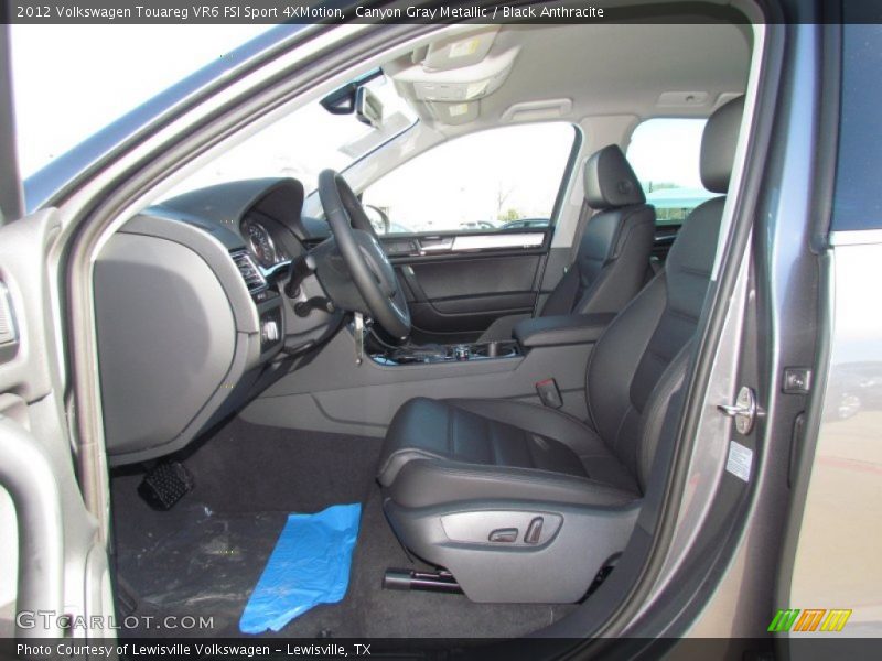  2012 Touareg VR6 FSI Sport 4XMotion Black Anthracite Interior