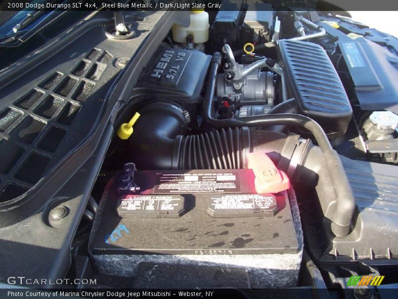 Steel Blue Metallic / Dark/Light Slate Gray 2008 Dodge Durango SLT 4x4