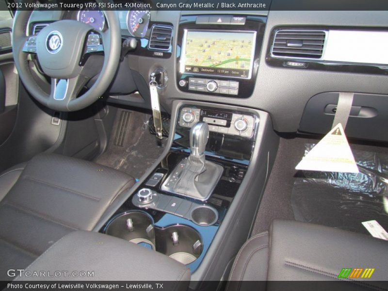 Canyon Gray Metallic / Black Anthracite 2012 Volkswagen Touareg VR6 FSI Sport 4XMotion