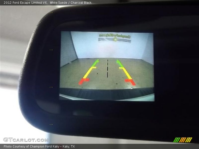 White Suede / Charcoal Black 2012 Ford Escape Limited V6