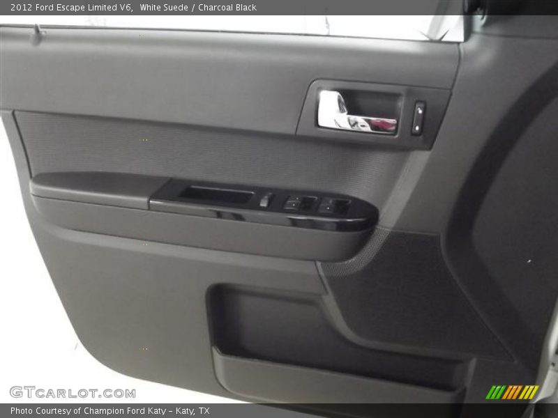 White Suede / Charcoal Black 2012 Ford Escape Limited V6