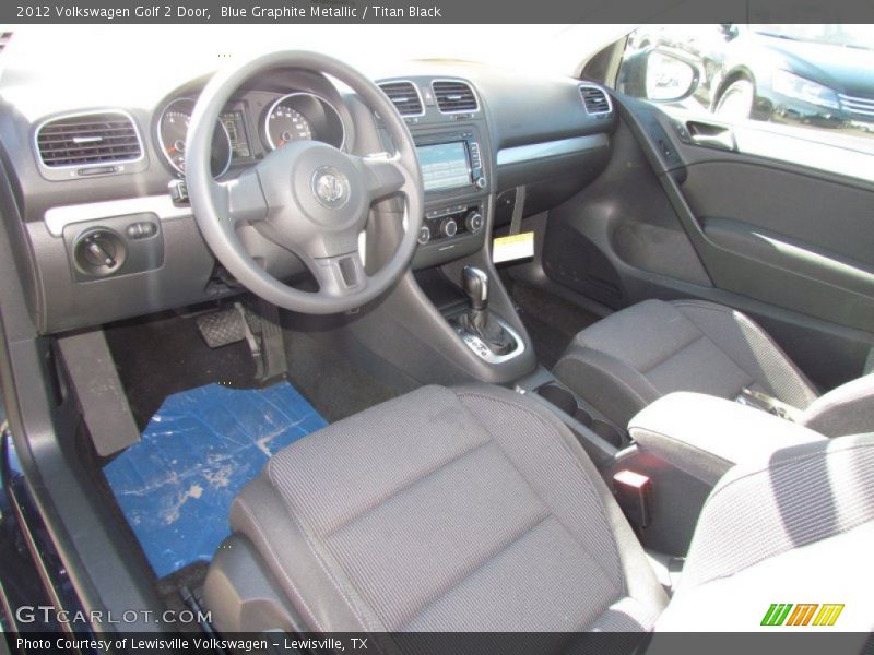 Blue Graphite Metallic / Titan Black 2012 Volkswagen Golf 2 Door