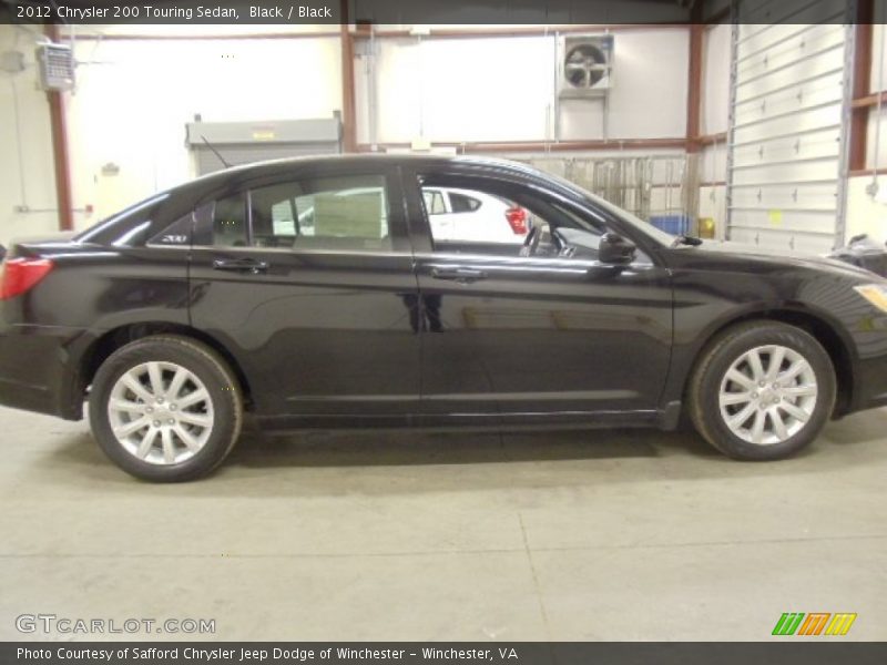 Black / Black 2012 Chrysler 200 Touring Sedan