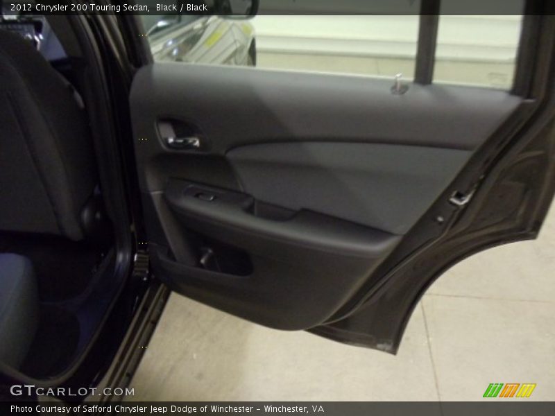 Black / Black 2012 Chrysler 200 Touring Sedan
