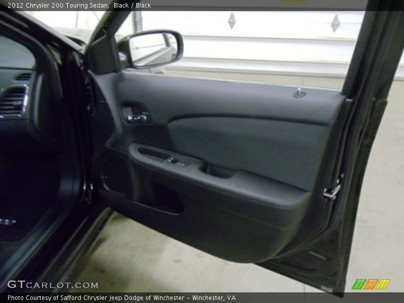 Black / Black 2012 Chrysler 200 Touring Sedan