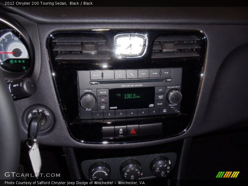 Black / Black 2012 Chrysler 200 Touring Sedan