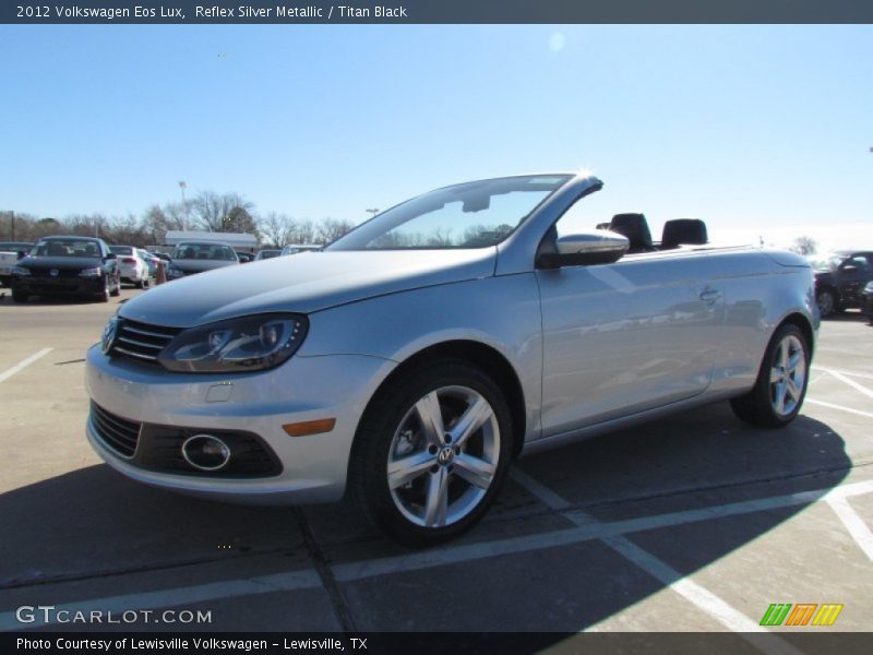 Reflex Silver Metallic / Titan Black 2012 Volkswagen Eos Lux