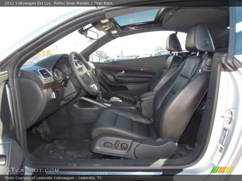 Front Seat of 2012 Eos Lux