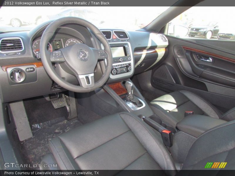  2012 Eos Lux Titan Black Interior