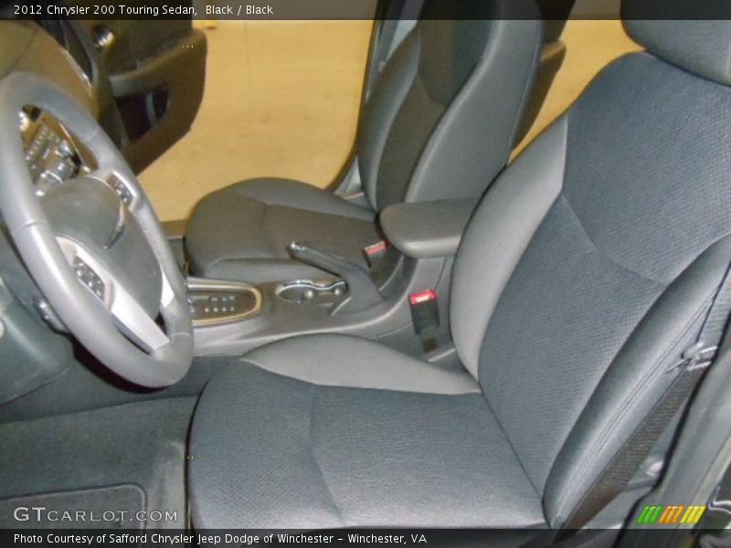 Black / Black 2012 Chrysler 200 Touring Sedan