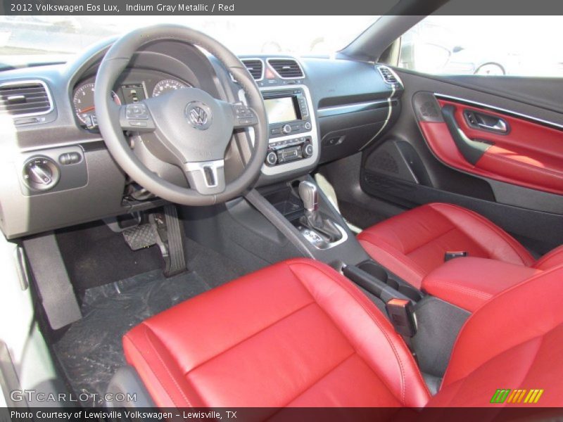  2012 Eos Lux Red Interior