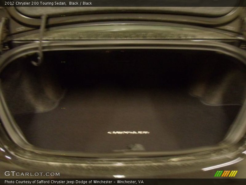 Black / Black 2012 Chrysler 200 Touring Sedan