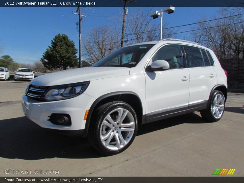 Candy White / Beige 2012 Volkswagen Tiguan SEL