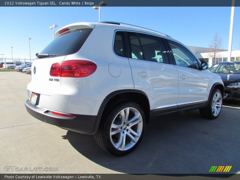 Candy White / Beige 2012 Volkswagen Tiguan SEL