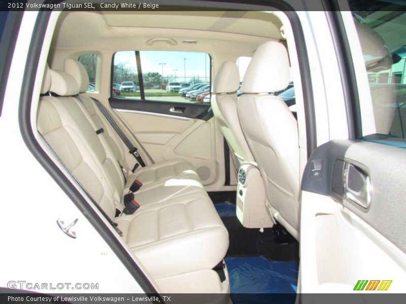 Candy White / Beige 2012 Volkswagen Tiguan SEL