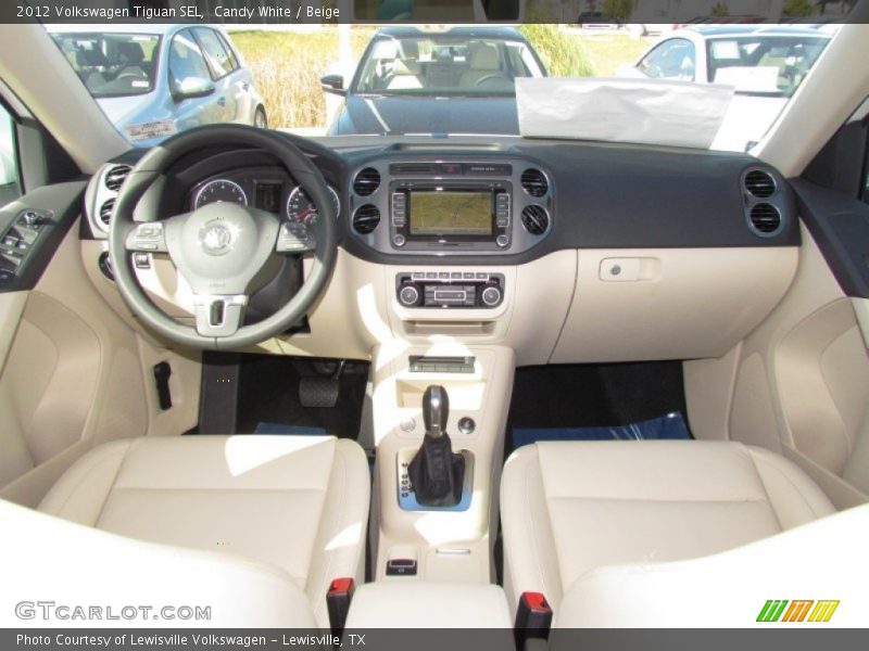 Candy White / Beige 2012 Volkswagen Tiguan SEL
