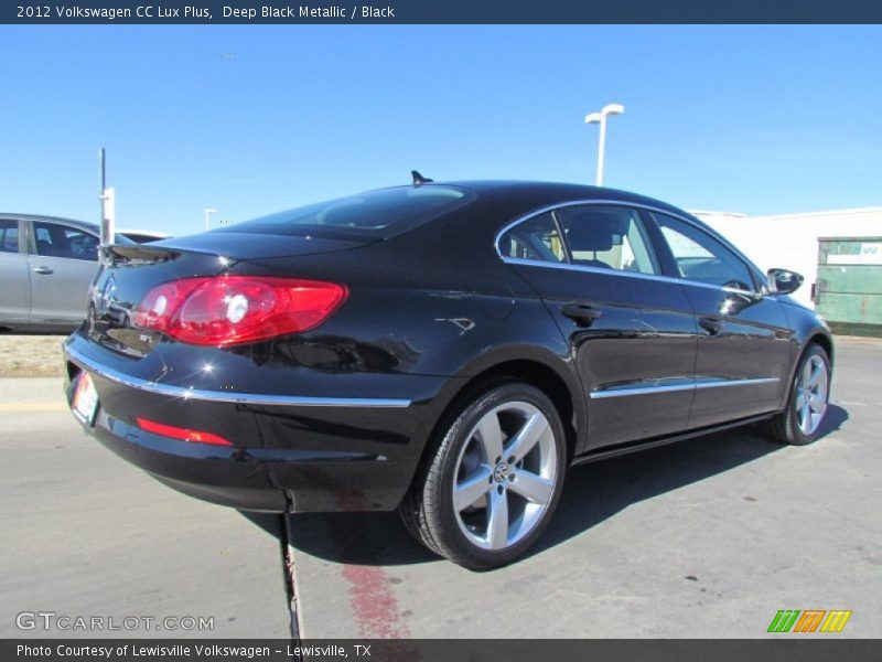Deep Black Metallic / Black 2012 Volkswagen CC Lux Plus