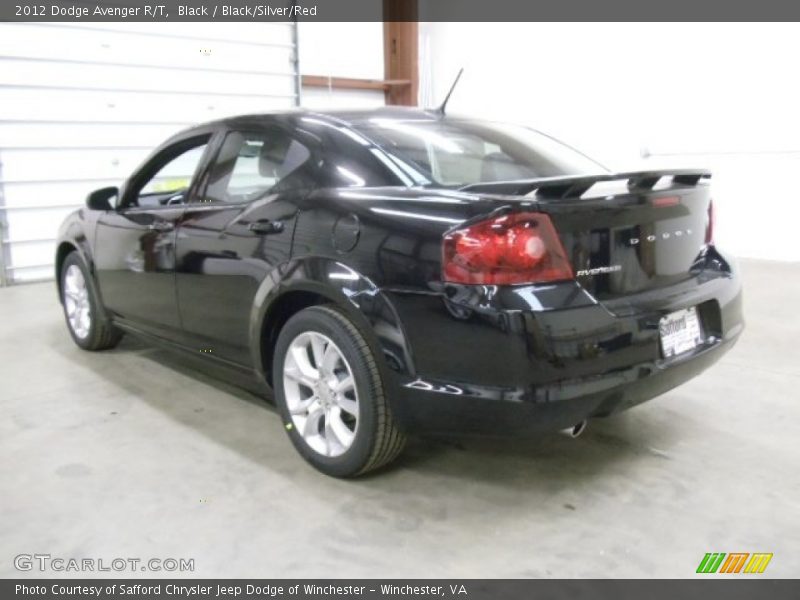 Black / Black/Silver/Red 2012 Dodge Avenger R/T