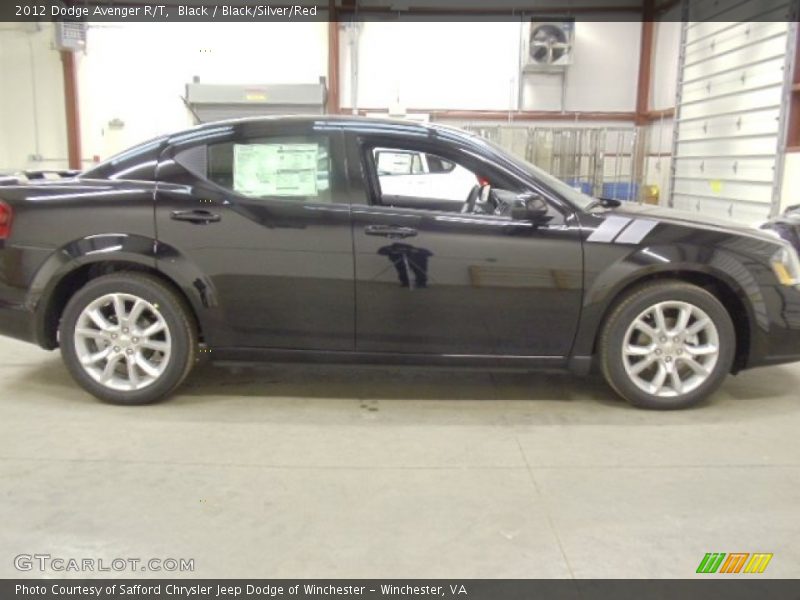 Black / Black/Silver/Red 2012 Dodge Avenger R/T