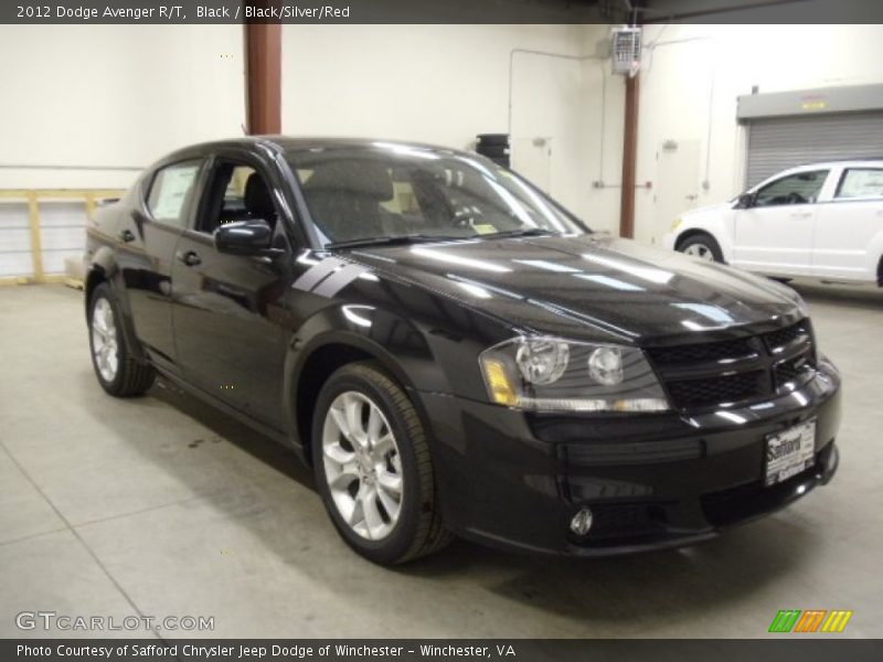 Black / Black/Silver/Red 2012 Dodge Avenger R/T