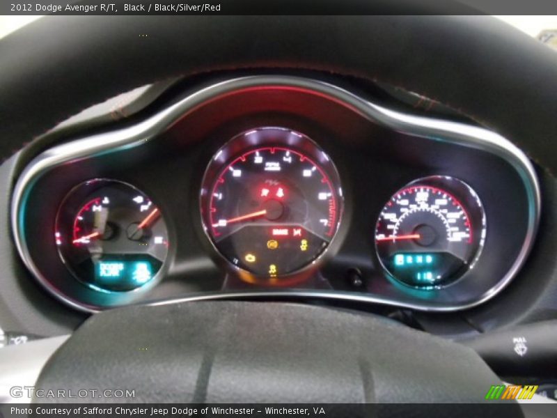 Black / Black/Silver/Red 2012 Dodge Avenger R/T