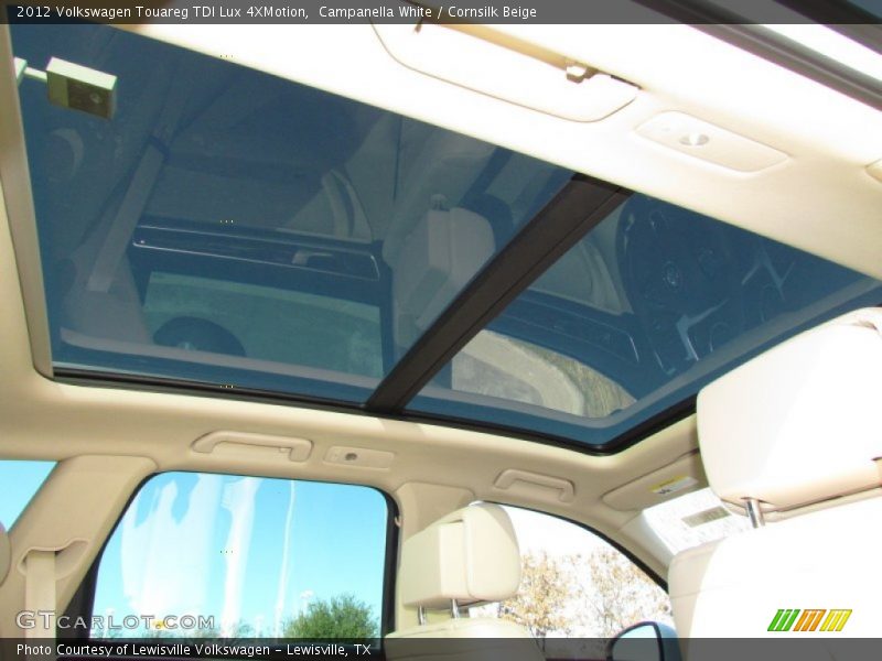 Sunroof of 2012 Touareg TDI Lux 4XMotion