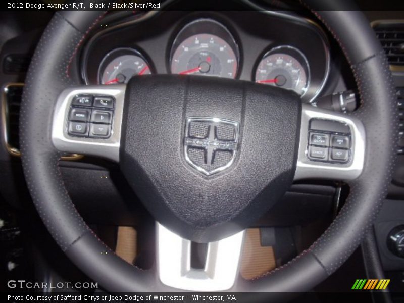 Black / Black/Silver/Red 2012 Dodge Avenger R/T