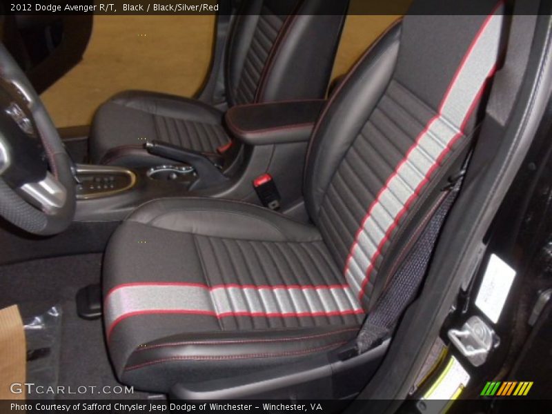  2012 Avenger R/T Black/Silver/Red Interior