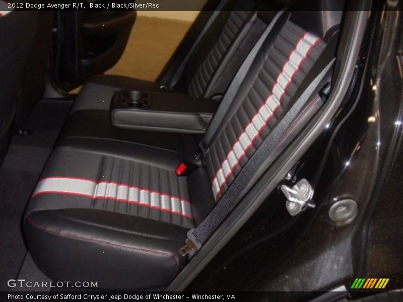  2012 Avenger R/T Black/Silver/Red Interior