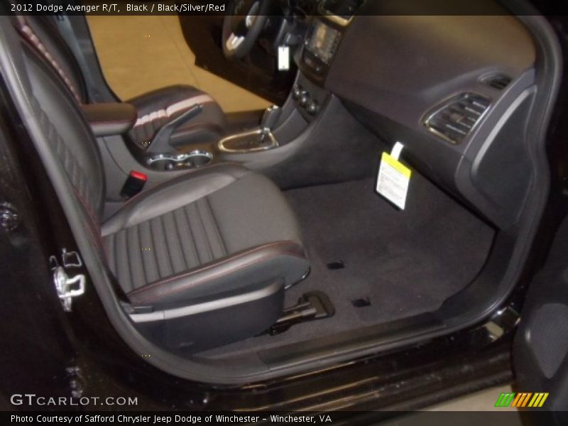 Black / Black/Silver/Red 2012 Dodge Avenger R/T