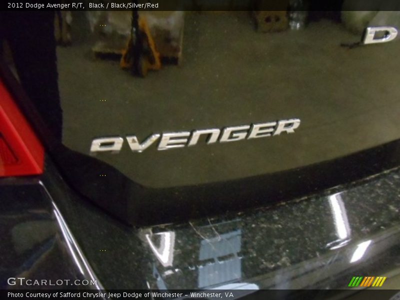 Black / Black/Silver/Red 2012 Dodge Avenger R/T