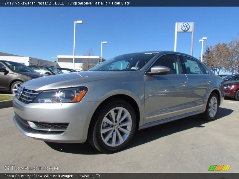 Tungsten Silver Metallic / Titan Black 2012 Volkswagen Passat 2.5L SEL