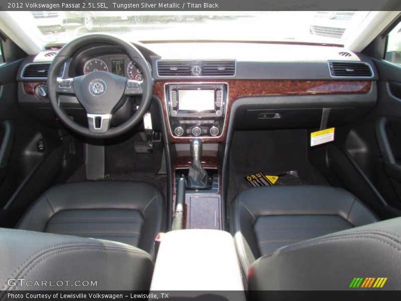 Tungsten Silver Metallic / Titan Black 2012 Volkswagen Passat 2.5L SEL