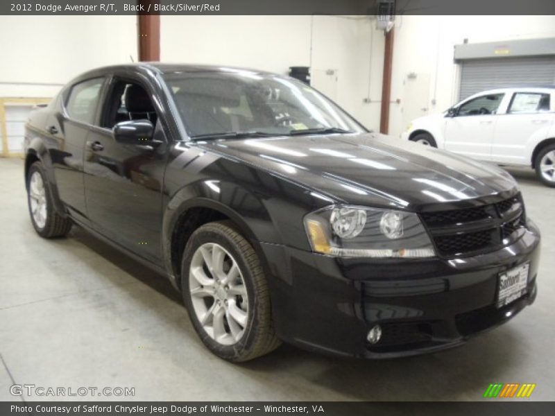 Black / Black/Silver/Red 2012 Dodge Avenger R/T