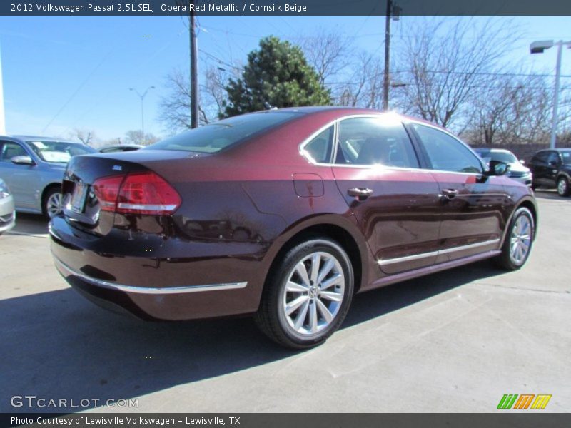 Opera Red Metallic / Cornsilk Beige 2012 Volkswagen Passat 2.5L SEL