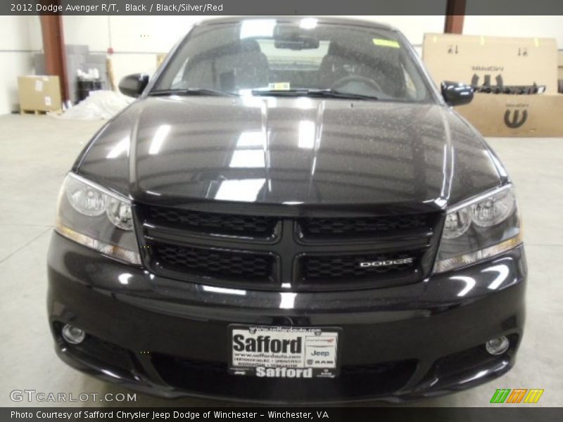 Black / Black/Silver/Red 2012 Dodge Avenger R/T